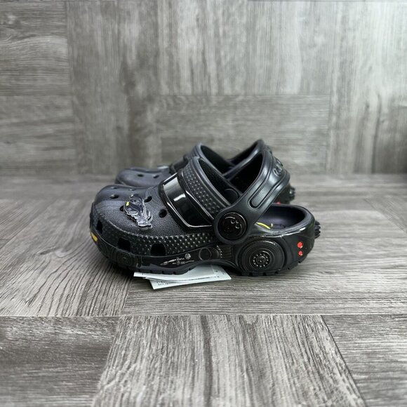 CROCS Batmobile Classic Infant size 4 Black Clog - Picture 6 of 9
